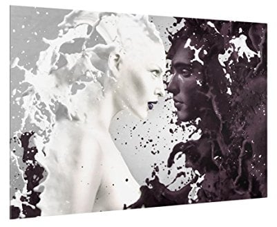 Bilderwelten Paraschizzi in Vetro - Milk & Coffee - Orizzontale 2:3, Paraschizzi Cucina Pannello paraschizzi Cucina paraspruzzi per Piano Cottura Pannello per Parete Cucina, Misura (AxL): 40cm x 60cm