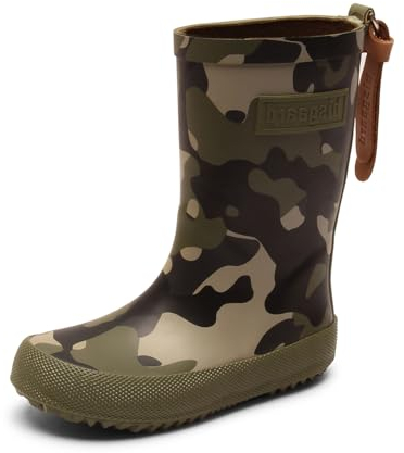 Bisgaard 92007999, Stivali in Gomma Unisex-Bambini, Mimetico, 22 EU