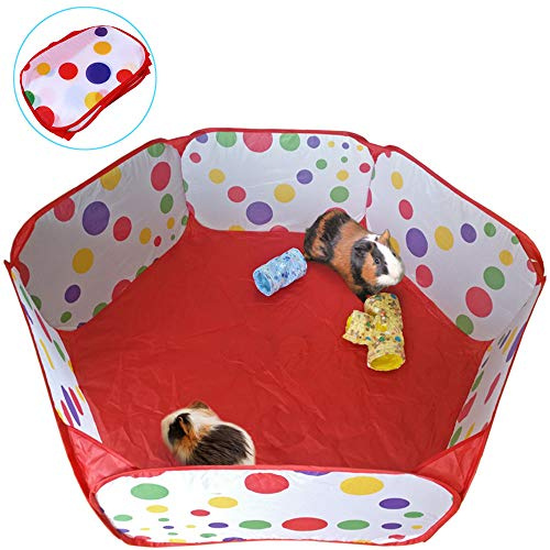 Haustier Kleintiere Laufstall, Wandern Kleintiere Zaun Meerschweinchen Käfig Frettchen Laufstall Reise Kaninchen Spielbereich Zelt Indoor und Outdoor für Chinchilla, Kaninchen, Eichhörnchen