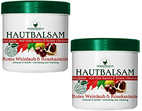 Herbamedicus Rotes Weinlaub & Rosskastanie Creme 2x250ml
