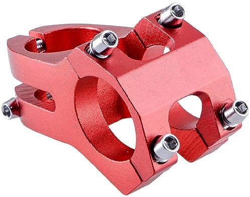 Azarxis Aluminiumlegierung Vorbau, 31.8mm 40mm Mountainbike Lenker, Fahrradlenker Vorbau für die meisten Fahrrad MTB Rennrad (Rot)