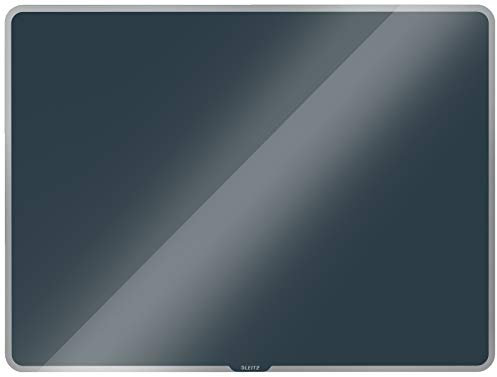 Leitz magnetisches Whiteboard aus Glas, 800 x 600, Samtgrau, Cosy-Serie, 70430089
