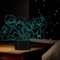 Lampada 3D Anime Haikyuu Tendou Satori Luce per Bambini Camera da Letto Del Bambino Decor Night Light Regalo di Compleanno Manga Gadget Tendou Lampada Haikyuu 16 Colori Cambiare Decor Lampada