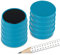 10x Pinnwandmagnete/Büromagnete (magnets4you) | Türkis | Ø 30 x 8 mm | hält 1 kg | Ferrit | für Whiteboard, Kühlschrank, Büro, Schule, Tafel