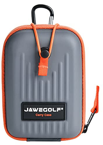 JAWEGOLF Funda rígida de transporte para telémetro de golf, bolsa de EVA compatible con Bushnell TourX V2 V3 V4 V5 Pro X2 Pro XE y Garmin Z80 Z82, Gris, Large, Moderno