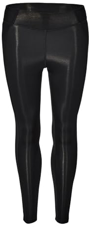 Reebok Damen High Rise Rib Yoga-Hose, Schwarz, S