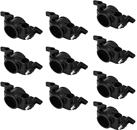 BQLZR Rack Clamp Tube Mounting Bracket Holder Clip 19mm for Electronic Drum 10 Stück