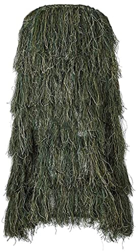 vikitim Ghillie Jagd Poncho, Woodland Poncho, Camouflage Kleidung Ghillie Anzug, Camo Umhang Umhang für Airsoft, Jagd, Wildlife Fotografie, Vogelbeobachtung