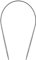 Aeelike Rundstricknadel Set 3,25 mm, Edelstahl Rundstricknadeln mit Farbiges Stahlseil, 40 cm Metall Rundstricknadeln Set, Ergonomische Stricknadeln Rundstricknadel für Socken, Ärmel, Hüte