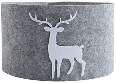 NUOBESTY Weihnachtsbaum Unterer Kragen Handgemachter Dekorativer Weihnachtsständer Baumkragen Korb Basis Abdeckung Für Feiertagsdekoration Baumkragen Für Künstliche Bäume 90 cm