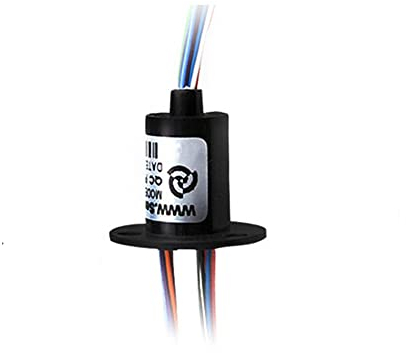 Hut-Typ-Kapsel-Slip-Ring, 22 mm, 2 Drähte, 10 A, schwarzer Power-Sammelring für Monitor-Roboter-Überwachungssystem, Drohne