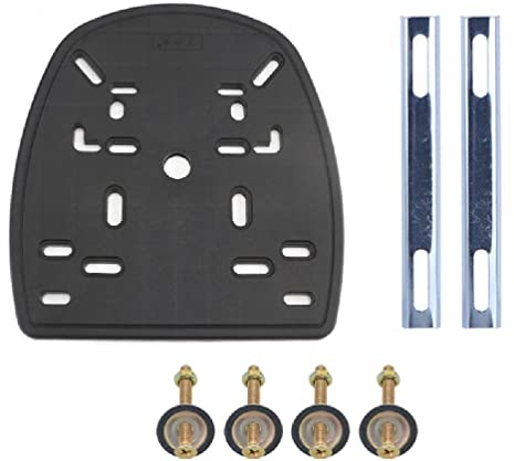Tail Box Quick Release Board Base Stamping Bottom Plate Fit for Motorcycle Electrical Vehicle Tail Box Rack Accessories Motorcycle Tail Box backrest Trunk Small with Back Rest Scooter Trunk Luggage