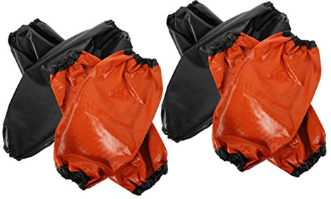 Toddmomy 4paare Elastische Ärmelschoner Armstulpen Koch-ärmelschoner Haushaltsärmelschoner Ölbeständig Schmutzabweisend Für Küchenarbeit Einfach Zu Tragen Lagern