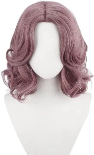 Anime Elden Ring Melina Cosplay Perücke, Mittlere Punktzahl Lockige Kurze Haar Perücken, Für Halloween Party Perücke Cap