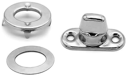 Drehverschluss, 8 Sätz Fastener Ovalösen Steckschloss für Taschen, Handtaschenzubehör Taschenverschluss, Taschenverschlüsse und Verschlüsse für Taschen, Planenbefestigung für Bootsüberdachungen