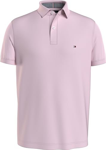 Tommy Hilfiger Herren Poloshirt Big&Tall (DE/NL/SE/PL, Alphanumerisch, 3XL, Große Größen, Tall, Light Pink)