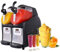 ANGDI Commercial Ice Slush Machine, 2.5Lx2 Tank Professional Frozen Slushie Maker, 300W Frozen Beverage Margarita Making Machine, Efficient Cooling, for Home, Hotel, Cafes, Restaurants