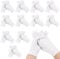 Candcamp 40 Pcs White Cotton Gloves for Eczema, Moisture Gloves for Dry Hands - Overnight Soft Coin Handling Jewelry Inspection Serving - One Size
