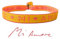 happymaker - Boho Armband Damen, Stoffarmband mit Statement - Mi Amore - im Festival Outfit, wasserfest und handmade in Deutschland