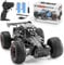 Jiakora Ferngesteuertes Auto mit LED-Leuchten, 1:16 RC Auto 20+Km/h, 40+min Laufzeit mit 2 Akkus, 2WD 2.4GHz Off-Road Spielzeugauto für ab 3 4 5 6 7 8+ Jahre Kinder