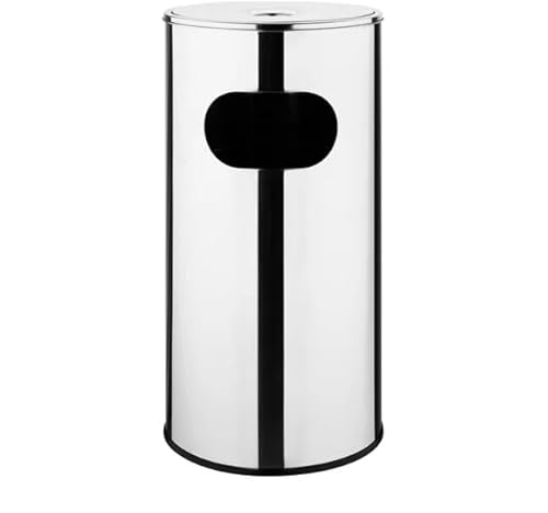 Bolero Commercial Cigarette Waste Bin Litter Receptacle, 30 Ltr | Locks in unpleasant smells with a secure lid, offering a hygienic waste management solution for busy commercial venues.