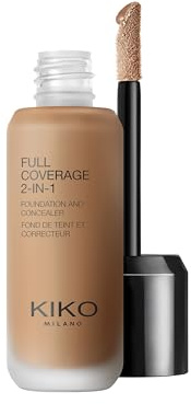 KIKO Milano Full Coverage 2-In-1 Foundation & Concealer 49 - NG110, 2 In 1 Foundation And Concealer, Superior Coverage