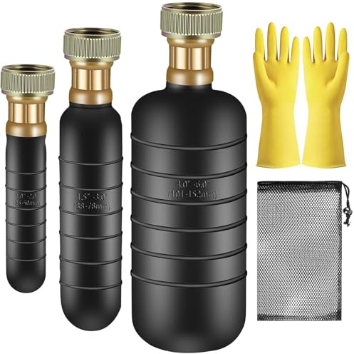 Leistungsstarkes Abflussblasen Set 3 Größen Robuster Gummi Rohrreiniger Einfache Installation Geeignet Für 2 5 Cm Bis 15 2 Cm Große Rohre Abflussreiniger Set In Verschiedenen Größen