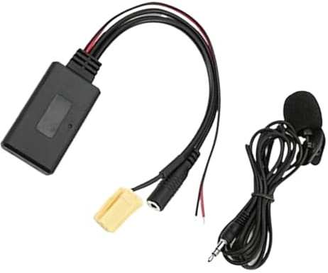 FVPWRX Bluetooth Auto Kit, für Fiat, für 500 Grande Punto, Bluetooth 5.0 Kabel Adapter Mit Mikrofon Freisprecheinrichtung Ersatz Auto-Audiokabel