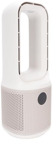 Topiky Ventilador de Escritorio sin Aspas, Silencioso, Oscilante, 9 Velocidades, Recargable, Pequeño Ventilador de Mesa con Temporizador, Luz Nocturna, Gran Angular de 60 Grados, para el Hogar,