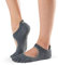 Toesox Unisex-Erwachsene Full Toe Bellarina Yoga-Socken, Grau (Charcoal Grey), S