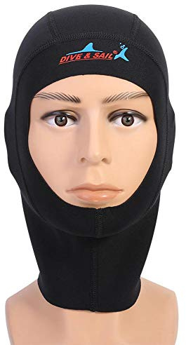 Wetsuit Hood 1mm/ m Neoprene Scuba Snorkeling Dive Diving Hood Surf Surfing Divers Hat Diving (XL 1mm)