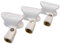 Audio2000'S S4110 3-PK White Wireless Microphone Holders Clips
