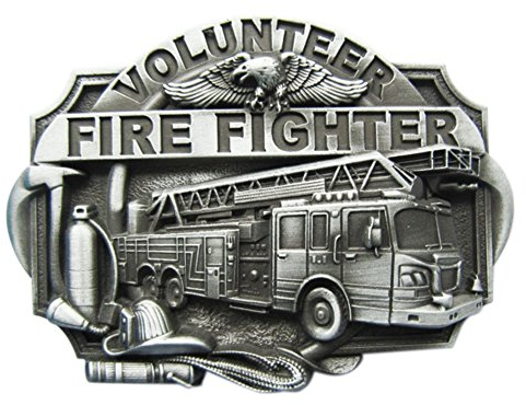 Urban Backwoods Volunteer Fire Fighter IV Gürtelschnalle für Wechselgürtel Buckle
