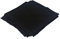 WS UK Microfibre Cleaning Cloth 10x10cm [Black, Pack of 5]
