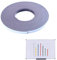 Magnetbandrolle, farbige dünne Streifen, trocken abwischbar, für Whiteboard, Grafikkunst, 10 mm, 10 m, Rastermarkierungslinie, Magnetklebeband (weiß)