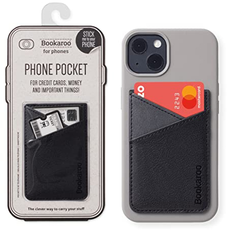 IF Bookaroo Phone Pocket, Accessory Credit Card Case, 10 cm, Black