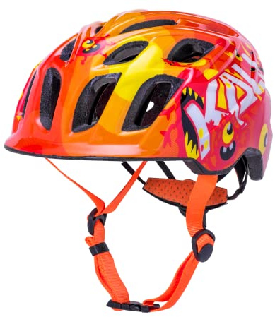 Kali Protectives Chakra Kids Bicycle Helmet; Mountain in-Mould Mountain Bike Helmet for Kids Equipped with an Integrated Visor; Dial Fit Closure System; with 21 Vents
