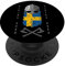 Sweden Viking Born Viking Bred Helmet And Axes PopSockets PopGrip: Swappable Grip for Phones & Tablets