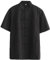 G-like Chinesische Tangzhuang Herren Hemden - Traditionelle Kostüme Kampfkunst Kung Fu Tai Chi Outfit Uniform Kurzärmelige Oberbekleidung Jacke Sommerkleidung für Männer – Baumwolle (Schwarz, XL)