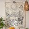 Amiiba The Sun Tarot Tapisserie Wandbehang Tapisserie Wandbehang Tapisserie Wandbehang Tapisserie Home Decor für Schlafzimmer Wohnzimmer (Sonne, M, 150 x 130 cm)