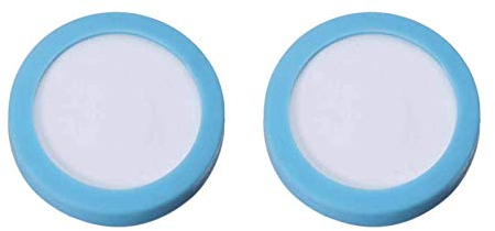2Psc 20mm Aquarium CO2 Keramik Kohlendioxid Diffusors Slice Diffusorscheibe Keramikscheibe, Wechselkeramik, Ersatz Keramik Silikon CO2 Diffusor Zerstäuber Scheiben für Einen für Edelstahl CO2 Diffusor