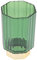 Zerodeko Clear Storage Tote Pen Holder Desk Pen Pencil Pot Cup Toothbrush Holder Desktop Organizer Stationery Container Makeup Brush Holder Office Desk Decor Green Blush Makeup Brush