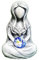 DQWE Gaia Göttin Statue, Mutter Erde Natur Kunst gemalt Figur Ornamente, Harz Retro Handwerk Dekoration, Muttertag Skulptur Geschenk, griechische Göttin Inneneinrichtung