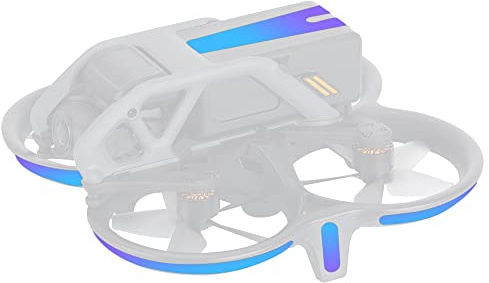 Leuchtende Aufkleber für DJI Avata, Nachtflug Aufkleber für Drohnen, Fluoreszierende Haut Dekorations Aufkleber (Farbverlauf)