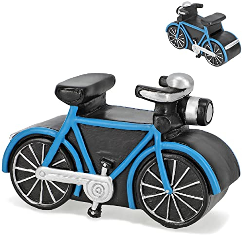alles-meine.de GmbH Spardose Verschiedene Modelle wählbar mit Verschluss - aus Kunstharz/Polyresin Fahrrad/Bike - E-Bike - 16 cm - stabile Sparbüchse - Sparschwein - fü..