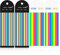 640 Stück Highlighter Strips, Lange Seitenmarker Long Page Book Markers Haftstreifen Lang zum Kommentieren von Büchern Indexnotizen Erinnerungen Büro Schule (8 Farben)