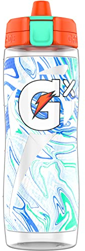 Gatorade Gx sistema de hidratación, botellas antideslizantes Gx, color blanco mármol