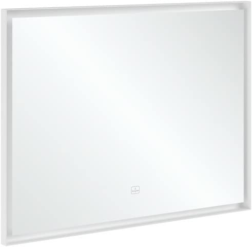 Villeroy & Boch Subway 3.0 Spiegel mit LED-Beleuchtung, Rechteck, 1000x750x47,5 mm, A46310, Farbe: White Matt