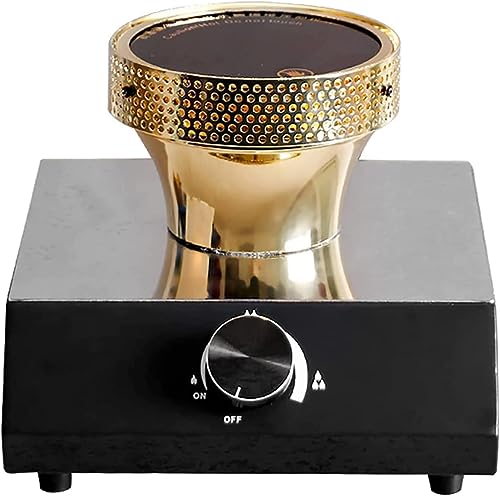 COYEUX Halogen-Siphon-Brenner-Heizung, LCD-Digitalanzeige, Drehschalter, einstellbare Hitze, Keine offene Flamme und Temperaturregelung und Energieeinsparung, für Siphon-Kaffeemaschine