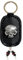 CUSTOMprivé Schlüsselanhänger Motorrad Herren Totenkopf Biker Motorradfahrer Triker Vintage Leder Schwarz/Messing – mit Samtbeutel,